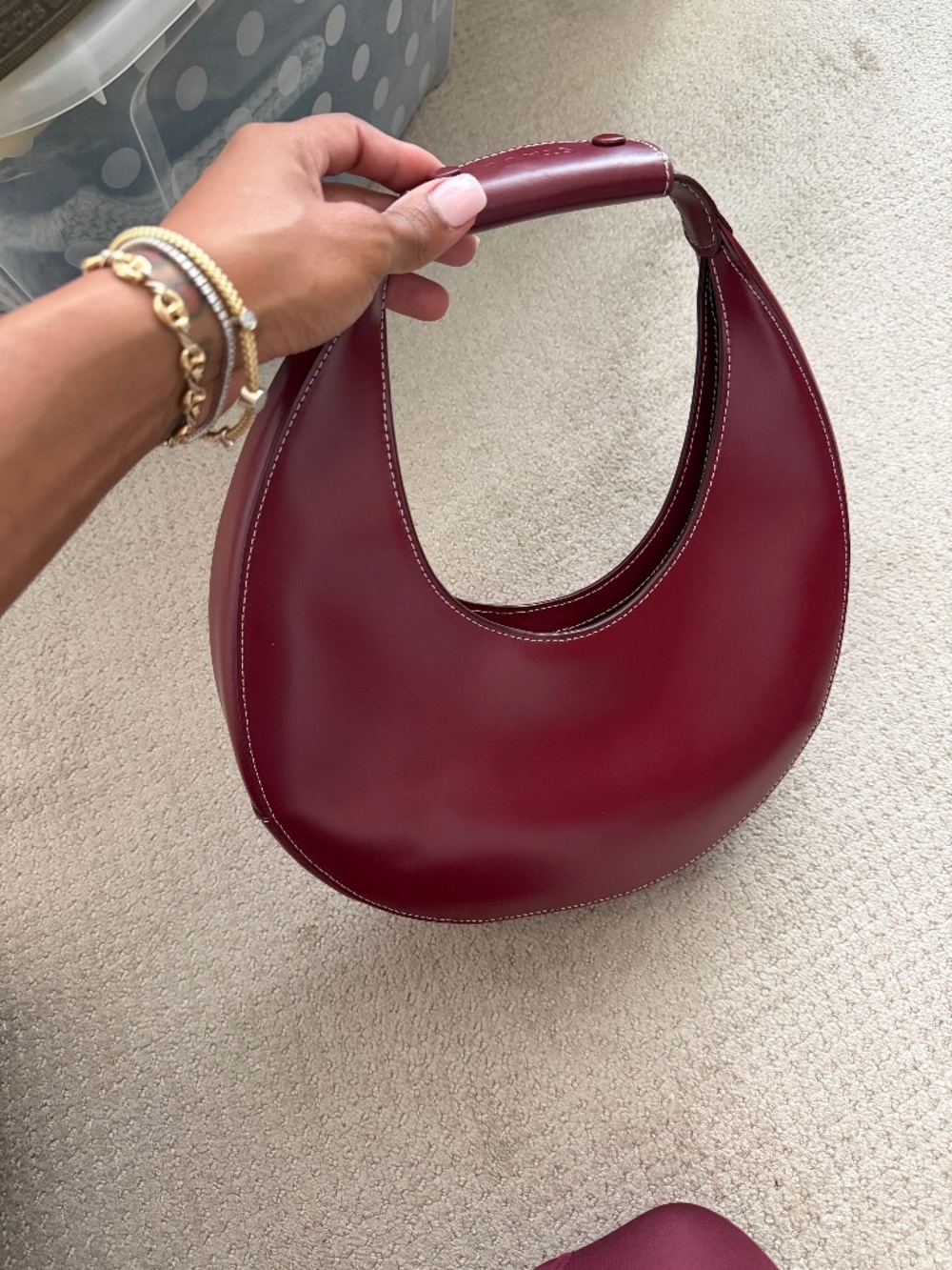 STAUD Moon Bag - Leather